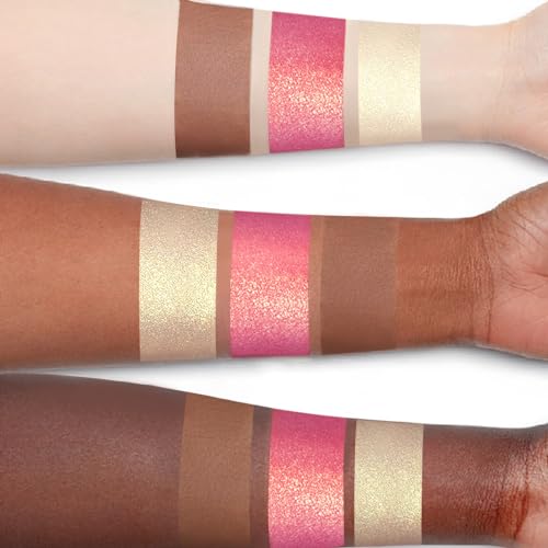 Newbang 3Pcs Contour Highlighter Cream Blush Stick For Cheeks Eyes Lips Lightweight Dewy Finish Blush Stick Waterproof Long Lasting Contour Stick Trio Wand Face Makeup Set For Girls And Women thumb #4
