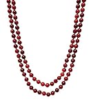 Tragen Sie es lange und lose Einzelstrang, tragen Sie es als zwei Lagen einen kurzen, langen Strang oder beide gleiche Länge, tragen Sie diese Halskette in einem einzigen Strang mit einem oder zwei Knoten.