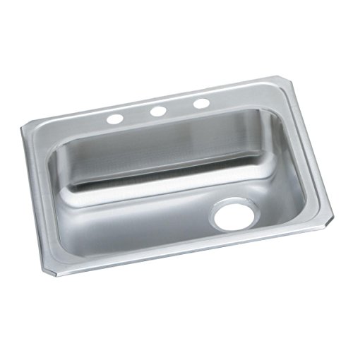 Elkay Celebrity GECR2521R3 Single Bowl Top Mount Stainless Steel Sink