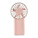 Mini wentylator Mini Portable Travel Pocket Cool Powietrza Wentylator Hand Held Cooler Fans Chłodzący Mini Wentylator Moc przez 3x AAA Bateria do Outdoor Home Office Przenośny (Color : Pink)