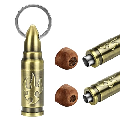 LIHTUN Portable Cigar Punch Cutter - Twist-Out Cigar Punch with 2 Sizes, Clockwise Switch Between