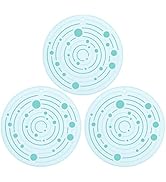 U-Taste 536ºF Heat Resistant 8.2 Inches Silicone Trivet Mats for Hot Pots and Pans, Non-Slip Roun...
