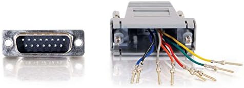 Adaptador Modular RJ45 a DB15 Macho C2G Gris miniatura 2