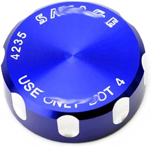 Osłona tylnego cylindra hamulcowego / pasuje do YAMAHA YZ 80 85 125 250 DT 125R 200 230 L Lanza olej Fluid Cap akcesoria (niebieska)