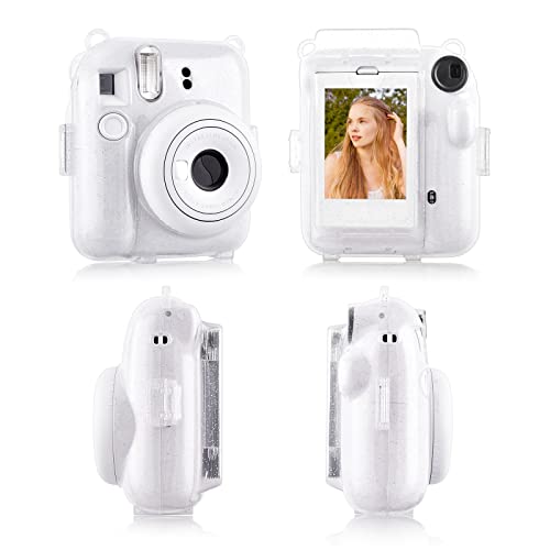 Funda Clear para Fujifilm Instax Mini 12 con Bolsillo y Correa miniatura 3
