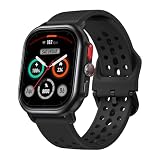 Zeblaze Beyond 3 Pro Smart Watch (atender/fazer chamada), exibição HD de 2,15 'AMOLED, IP68 impermeável 100 + modos esportivos Relógio de rastreador de fitness (Preto)
