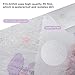 FLOGOSO 50 Pack Toilet Seat Covers Disposable - Waterproof 16x24 Inch Extra Large Individually Wrapped Toilet Seat Shields Travel Accessories for Adults Kids-Purple Bunny