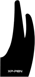 XP-PEN Artist Glove for Graphics Drawing Tablet, 2 Finger Anti-fouling Drawing Glove for Left Right Hand