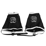 Honseadek Par de polainas impermeables elásticas para zapatos para correr y senderismo