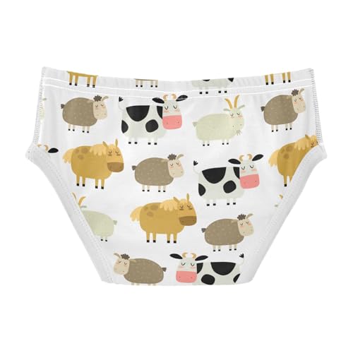 Ollabaky Cute Boys' Underwear 100% Cotton Boys Briefs Soft Toddler Underwear2