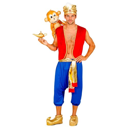 WIDMANN MILANO PARTY FASHION - Disfraces de Aladino, Rey de los Ladrones, Jeannie, cuento de hadas, disfraces de carnaval