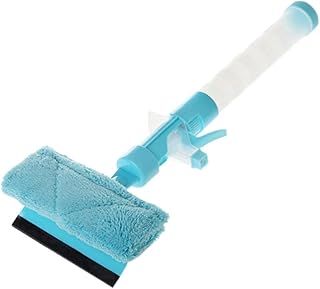 PACKOVE Limpiador de Ventanas Herramienta de Lavado de Ventanas Parabrisas escobilla de Goma para Limpieza de Ventanas Azul
