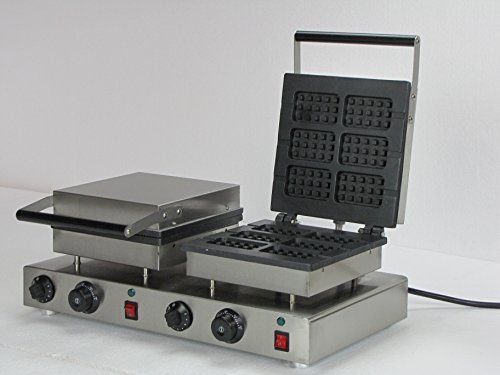 Generic Commercial Use Nonstick 110v 220v Electric Dual Belgian Waffle Stick Maker