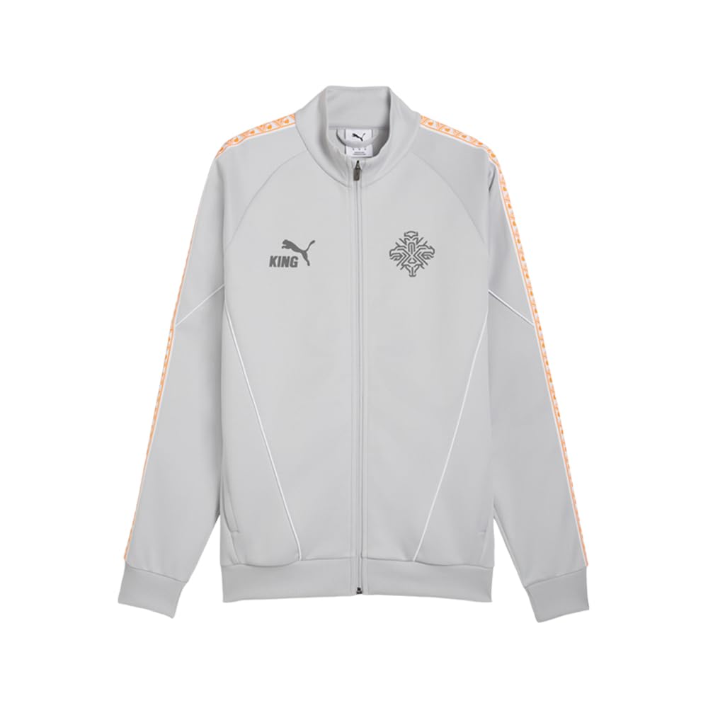 Mens Iceland King Anthem Jacket Athletic Outerwear Casual - Grey