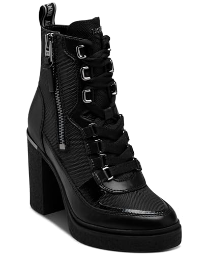 DKNY Women's Toia Platform Combat Boot with Block Heel