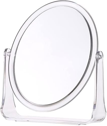 JKG® Magnifying Vanity Mirror With Stand - Small Cosmetic Makeup Bathroom Shaving Circle Mirror, Dressing Table Beauty & Travel Car Portable Double Sided Round Mirror - Cosy Home Interiors JKG® Magnifying Vanity Mirror With Stand - Small Cosmetic Makeup Bathroom Shaving Circle Mirror, Dressing Table Beauty & Travel Car Portable Double Sided Round Mirror