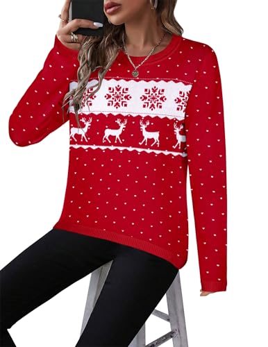Image of Zeagoo Sweaters for Women Fall Outfits Trendy 2025 Long Sleeve Shirts Bussiness Casual Knit Pullover Sweater Tops