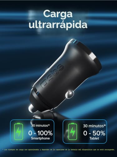 Cargador para iPhone Samsung Xiaomi OPPO con carga rápida USB-C de 25W 3