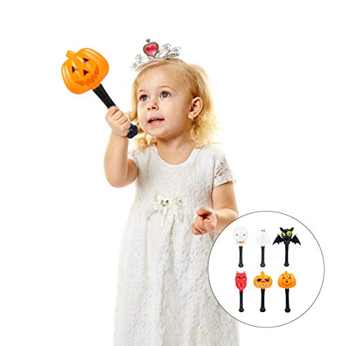 KESYOO Halloween Led Varinha Acesa Piscando Brilho Mágico No Escuro Vara Noite Festa Varinha Brinque