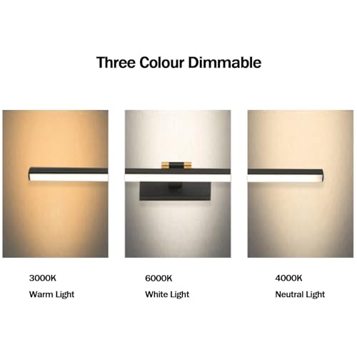 Espejo luz de pared regulable para evitar sombras en el baño y dormitorio 3