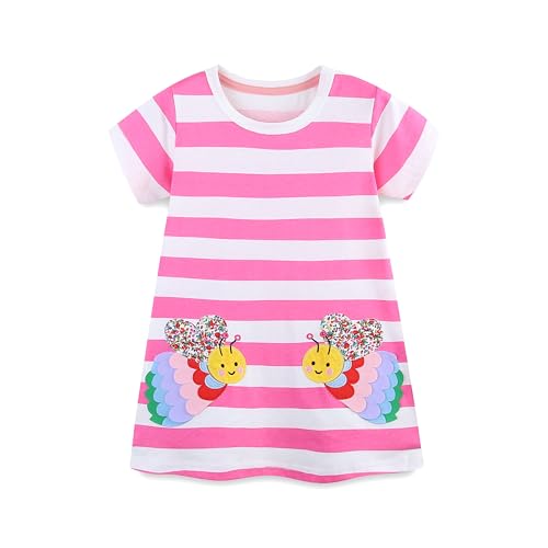 Robe d'été décontractée pour créer de précieux souvenirs d'enfance en coton pour fillette
