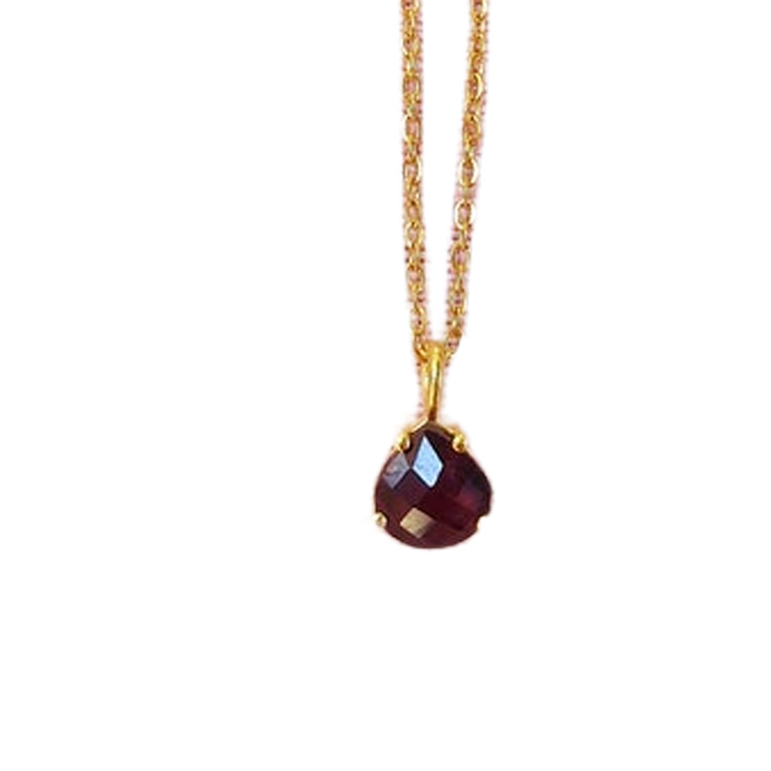 Pendentif grenat naturel rouge pour harmoniser son énergie vitale - 3