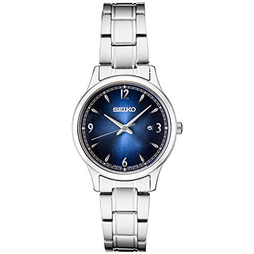 Seiko Women's Japanese Quartz Stainless Steel Strap, Silver, 0 Casual Watch (Model: SXDG99)