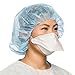 HALYARD FLUIDSHIELD N95 Respirators, ASTM Level 3 Face Mask, Small Size, Orange, 46827 (Case of 210)