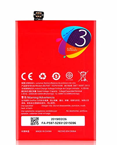 Image of Original BLP597 Replacement Part for OnePlus 2 Two A2003 A2005 A2001 (3300Ah) Wiith 365Days Warranty