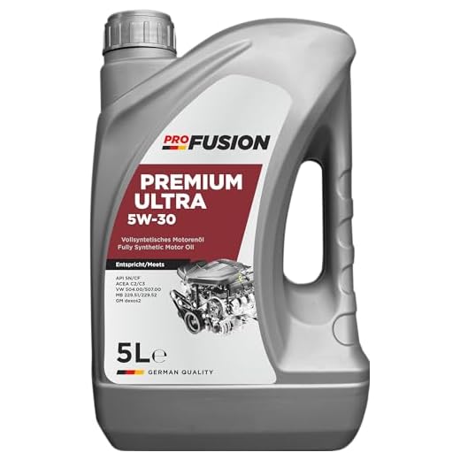 ProFusion Aceite para Motores Gasolina y Diésel - Lubricante Sintético para Coche 5w30 Premium Ultra C3 5L (1)