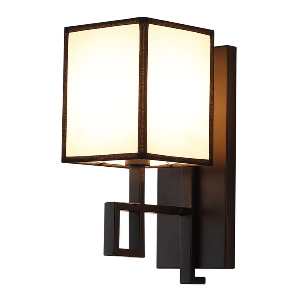 Luces de pared con acabado negro para mesita de noche