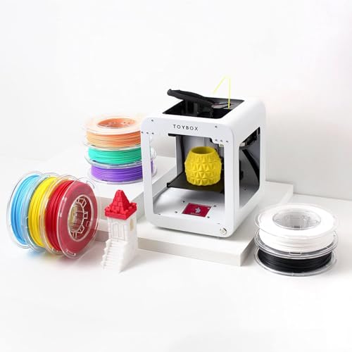 Toybox 3D Printer for Beginners and Kids with Fast Printing, Easy...