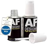 Alex Flittner Designs Vernice per Plymouth PC4 Lapis Blue ad asciugatura rapida, 2 x 20 ml