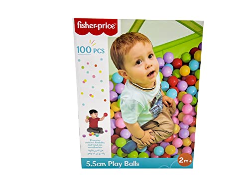 Fisher-Price Lot de 100 balles de jeu de 5,5 cm