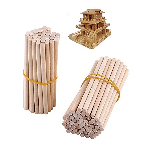 Bâtons De Bois Naturel 50cm - 20 Pièces Pour Bricolage, Artisanat - Paulownia Non Traité