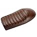 Price comparison product image Universal Vintage Hump Cafe Racer Seat For Honda CB550 650 750 CL100 Yamaha SR500 RD400 Kawasaki Z750 Suzuki T250 BMW R50 Motorcycle (brown)