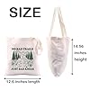PYOUL No Bad Trails Just Bad Knees Tote Bag Hiking Camper Gift Funny Adventure Gift (Bad Knees Tote EU) #3