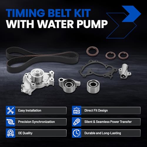 Kit de courroie de distribution moteur TKT026 avec pompe à eau Sienna Solara