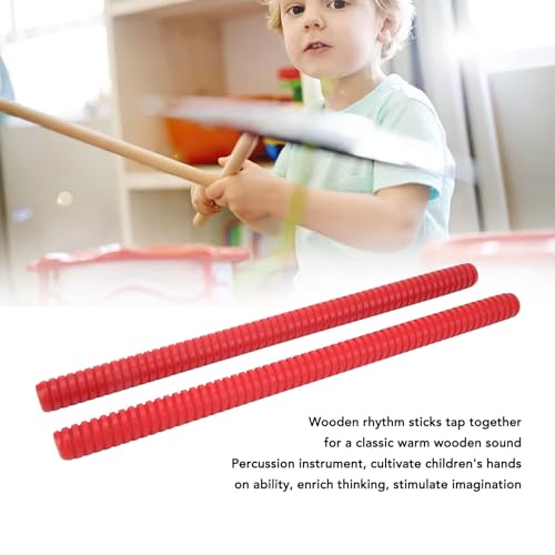 1 Pair Rhythm Sticks,Music Rhythm Sticks Percussion Sticks for Elementary or Preschool Kids - Image 2