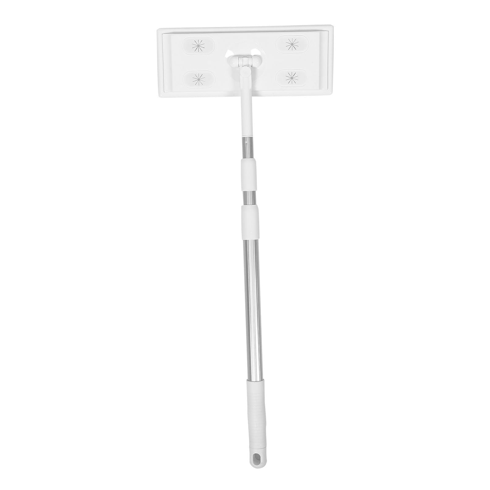 Fregona plana de aluminio extensible con cabezal de microfibra rotatorio