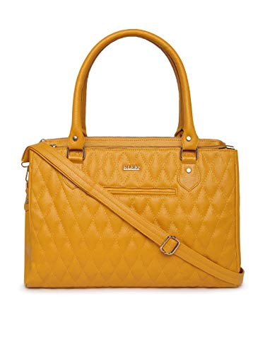 Image of KLEIO Large Multi Utility Compartments Quilted Work Women Ladies Laptop Hand Bag Purse for College Girls