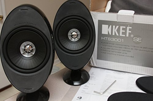 KEF HTS3001SE Satellite Speaker - Pair - High Gloss Black : Amazon