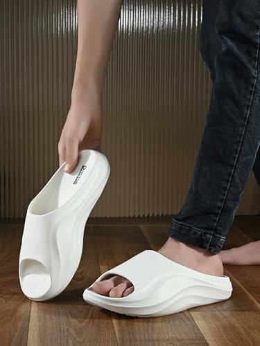 Image of DOCTOR HEALTH SUPER SOFT Slides for Men|| Lightweight || Skid Resistant || Men's Casual Slides - Stylish, Comfortable, and Anti-Slip Footwear for Everyday Use|| Flip-Flop & Sliders for Men