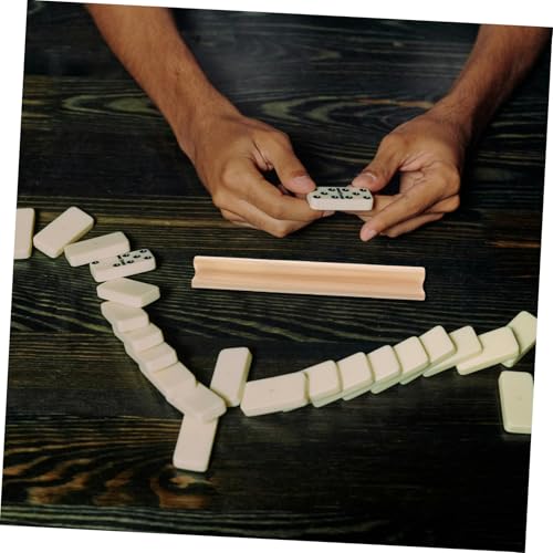 Soporte de Madera para Fichas de Mahjong y Dominó miniatura 4