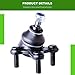 SCITOO 4pcs Front Suspension Kit Sway Bar Link Lower Ball Joint Fit 2005-2018 For Vw For Jetta 2012-2016 For Vw For Passat 2010-2014 For Vw For Golf