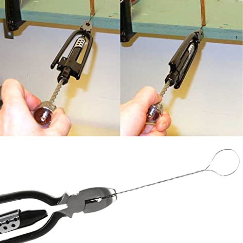 Dirbuy 2 Pieces Aircraft Wire Twisting Pliers, 9 Inch 6 Inch Safety Wire Pliers Aviation Reversible Wire Twister Tool, Safety Wire Twisting Pliers For Aircraft Auto Industry (Black) #TOP5