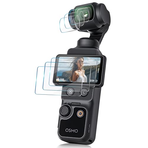 6-Pack Tempered Glass Screen Protector for DJI Osmo Pocket 4/3
