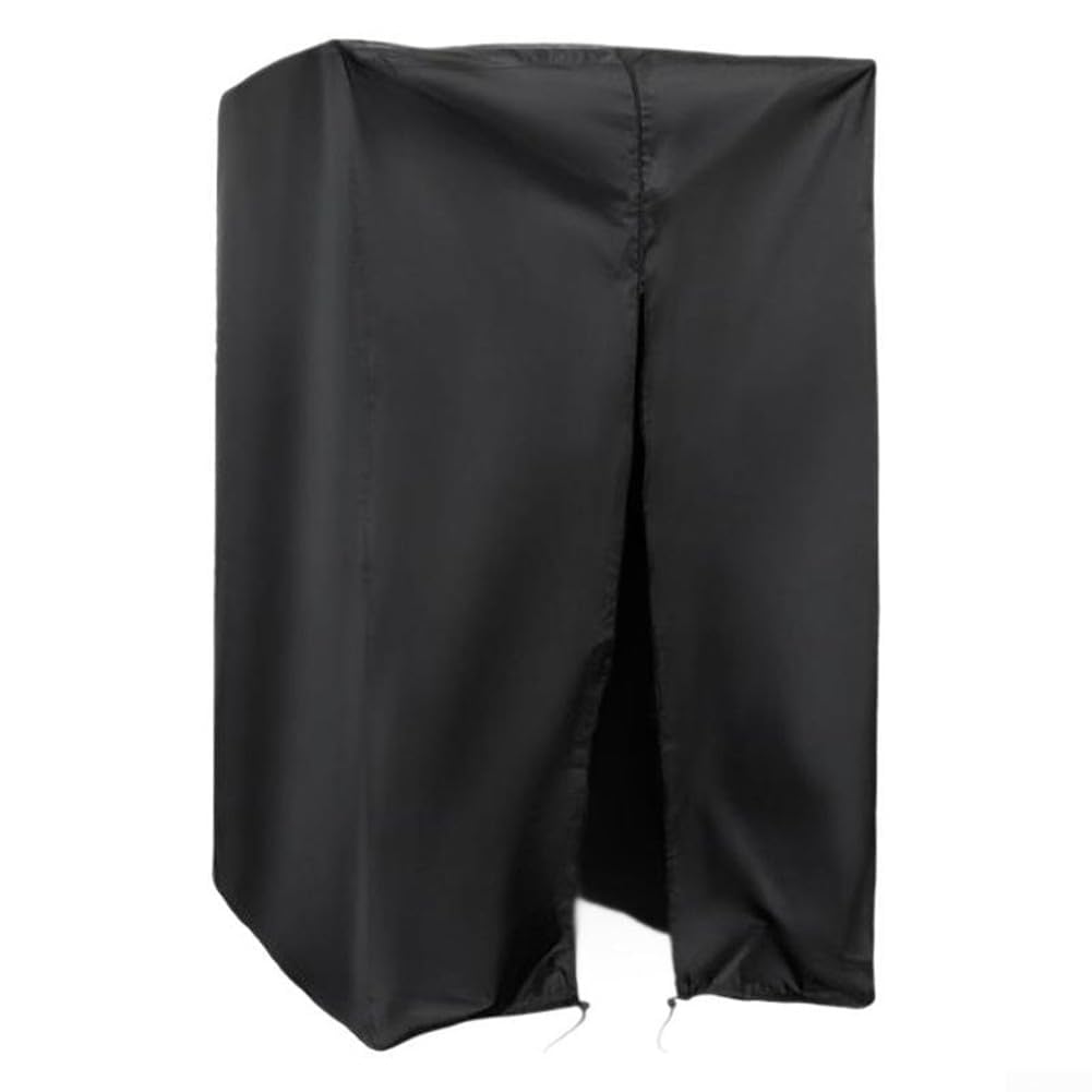 Cubierta Protectora Impermeable para Estación de Barra de Dominadas, Tela Oxford, con Cordón Ajustable, Color Negro (120 x 175 x 213 cm)