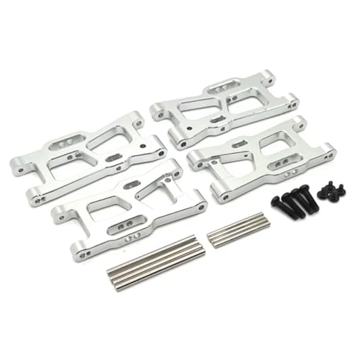 RC�J�[�A�b�v�O���[�h�A�\�[�g�����g Compatible With Wltoys 144001 144010 144016 144018 124007 1/14 RC�J�[�A�b�v�O���[�h�p�[�c�A�N�Z�T���[ �������t�����g/���A�T�X�y���V�����A�[��(Silv