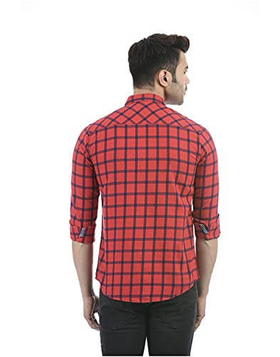 Image of Pepe Jeans Men's Regular Fit Full Sleeve Checkered Cotton Casual Shirt | Check Shirt for Man | Smart & Stylish | Multiple Styles | Mens Casual Shirts